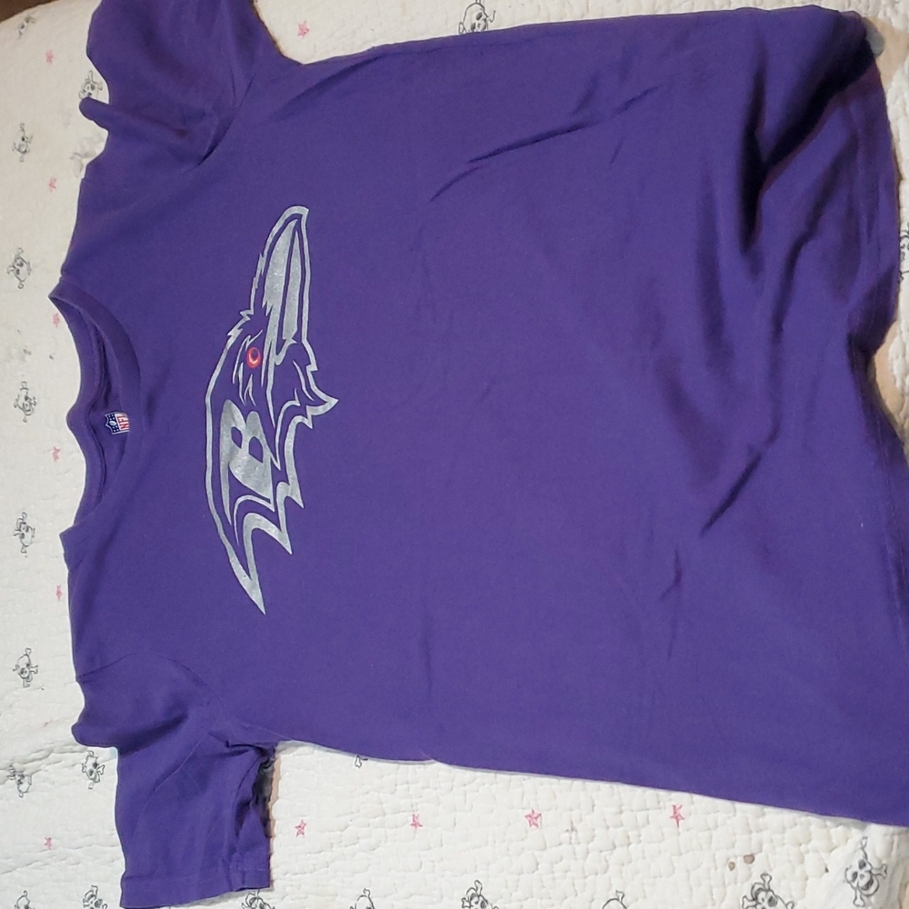 Girls Lrge T baltimore ravens
